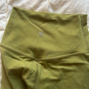 Lululemon Athletica Olive Green Leggings